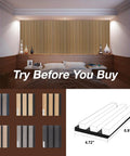 Top Tier Wood Slat Panels For Walls Featuring Pro Grade Sound Dampening And Heavy Duty Echo Blocking For Clean Interior Decor And Chill Home Studios Sample Pack in a cozy bedroom setting.