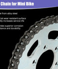 35 Chain For Mini Bike With 40 Tooth Sprocket Fits Predator 97cc 98cc 100cc Engines Coleman CT100U CC100X