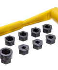 Universal Prop Wrench Kit With Multiple Sockets For Quick Prop Maintenance, Fits 9 Common Nut Sizes From 17/32 Inch To 1-1/4 Inch