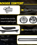 Timing Chain Kit With Intake And Exhaust VVT Sprockets, Tensioner And Guide for Hyundai Elantra and Kia Soul engine parts