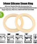 Two Pack 54mm Silicone Steam Ring Gasket Replacement For Espresso Machine Group Head, Heat Resistant Food Grade Silicone