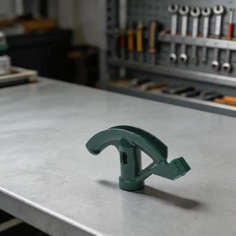 Heavy Duty Manual Pipe Bender For Copper And Aluminum Tubes Carbon Steel on a workbench, showcasing ergonomic design and robust material.