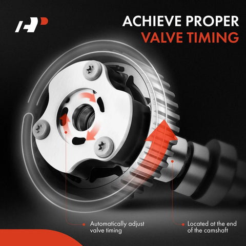 A-Premium VVT camshaft adjuster sprocket, silver metal automotive part with mounting holes