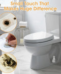 Adorable White Ceramic Dog Toilet Bolt Covers Transform Your Bathroom With These Hella Stylish Screw Caps That Bring Real Personality To Your Space While Offering No Sweat Install 2 Piece Set on a modern toilet.