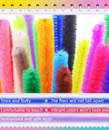 Crazy Color Chenille Stems Kit With 1050 Pieces In 30 Assorted Colors For Crafting DIY Projects Decorations And Classroom Fun Flexible 6mm By 12 Inch Fuzzy Pipe Cleaners in assorted colors