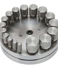 Disc Cutter Set With Seventeen Dies For Metal Forming Punch Die Discs Durable Steel Construction Great For Brass Gasket And Styrene Sheet Crafting Ideal For DIYers And Jewelry Makers At Home