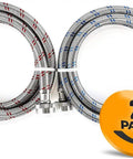 Stainless Steel Washing Machine Hoses 4 Foot Burst Proof 2 Pack Hot And Cold Water Supply Hoses For Washing Machines