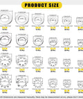Product size chart for Must Have 400 Piece Stainless Steel Lock Washer Set With Flat, Split, Internal Tooth And External Tooth Washers.