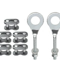 Mini Bike Chain 420 90 Links Replacement With 15mm Chain Adjuster For Predator 212cc And 196cc Engines with master links