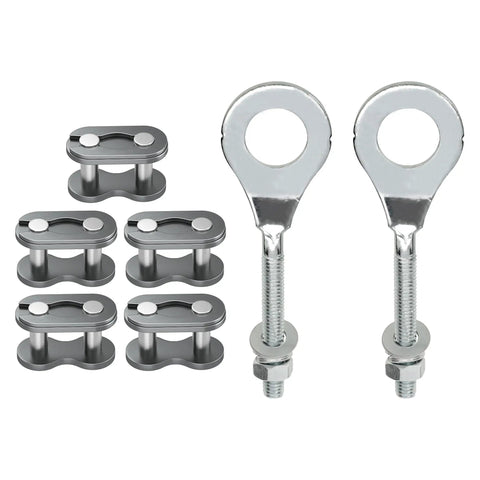 Mini Bike Chain 420 90 Links Replacement With 15mm Chain Adjuster For Predator 212cc And 196cc Engines with master links