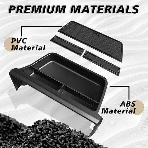 Toyota Tacoma And 4Runner 14 Inch Screen Center Console Storage Box ABS Accessory Organizer material components