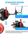 Upgraded Crank-Handle Pull Start Recoil Starter Assembly for Predator 212 with user instructions for smooth jerk-free start