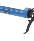 Heavy Duty Pro Grade Quart Caulk Gun with Twelve to One Mechanical Advantage Switchable Flow Control Built In Ladder Hook