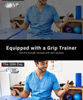 Man using Dual Function Grip Strength Tester And Adjustable Resistance Hand Gripper For Sports Training