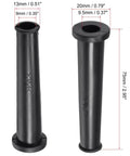 Rubber Cable Sleeve Cord Boot Protector For Hoses 75mm Length Black 2 Pack Durable Protective Cover For Wiring Looms And Automotive Hoses