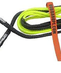 Safest UTV And ATV Winch Hook With Closed System Shackle Mount Hole For Solid Towing, black and yellow recovery rope