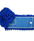 36 Inch Microfiber Dust Mop Head Replacement Bulk Pack Of 12 Large Washable Commercial Mop Heads Blue