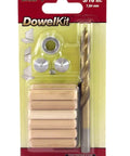 5/16-Inch Dowel Kit With TiN Coated Brad Point Bit, Two Dowel Hole Centers, Steel Drill Stop With Set Screw And Allen Wrench