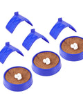 Bird Breeding Nest Kit with Egg Mats and Pigeon Stand Set, includes dove rest stands and white plastic eggs, easy entry and stable perches