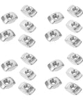 Get Your 3D Printer Building On Point With This Solid M3 Sliding T Slt Nut Kit Includes 40 M3 carbon steel nuts arranged neatly.