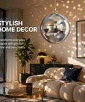 Disco Ball 16 Inch Large Hanging Mirror Ball Decor For Party Decorations Weddings Events Christmas Home Celebration in living room