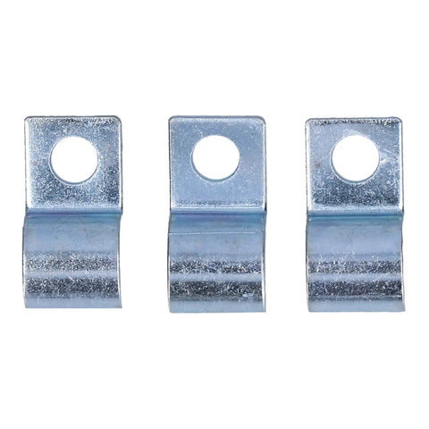 Premium 20 Pack Single Hole Pipe Clamp Set for 14mm Rubber Rings and Steel Pipes, Zinc Plated Stainless Steel