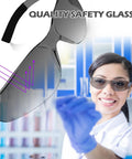 Bulk 150-Pack Safety Glasses To Stock Up The Squad, Lightweight Protective Eyewear with grey lenses for lab work.
