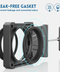 RV Waste Gate Valve With Flow Control Handle For 3 Inch Sewer Pipe Leak Proof Gasket DIY Replacement For Camping