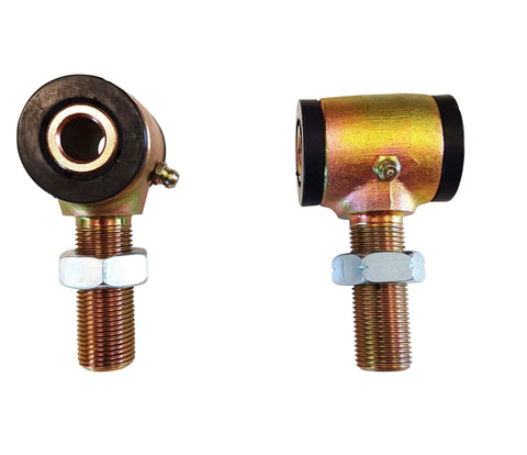 Three Quarter Inch Threaded Bushing Kit Left And Right For Four Link Suspension With One Half Inch Bolt Holes And Polyurethane Bushings Heavy Duty Forged Steel Build Replaces Worn Out Rod Ends And Suspension Bushings