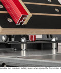 Pro Grade Micro Adjustable Joinery Sled For Precise Box Joints, Miters And Angled Cuts On Table Saw And Router Table, nine inch base travel