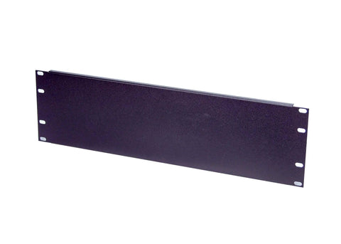 Heavy Duty 3U Rackmount Blanks For Standard 19 Inch Servers With Reinforced Top Bottom Flanges Built Tough 16 Gauge Steel panel in clean black finish.