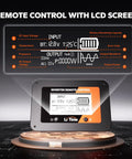Beefed Up 2000W Pure Sine Wave Inverter with Remote Control LCD display for real-time monitoring of voltage and power