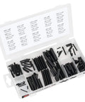 Roll Pin Assortment Kit With 10 Most Popular Sizes In A Resealable Plastic Case, Handy Grab And Go 120 Piece Set For Your Garage, Shop Or Home Repairs, Built For Quick Fit And Easy Access Pins For All Your Mechanical Projects displayed in open case