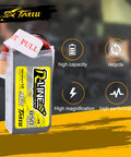R Line 850mAh 14.8V 95C 4S LiPo Battery Pack With XT60 Plug For Multirotor FPV Drones From Size 100 To 180 built for performance