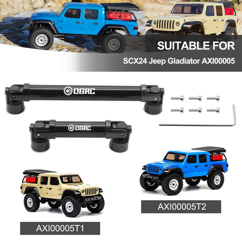 Center Driveshaft For Axial SCX24 Jeep Gladiator AXI00005 Steel CNC Hardened U Joint Upgrade Drive Shaft with screws and wrench