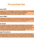 Infographic showing pre-purchase tips for F 18 Style RC Aircraft Kit With Dual 30mm Ducted Fans And A 395mm Wingspan DIY Fixed Wing.