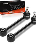 Two Pack Rear Forward Upper Control Arm With Ball Joint And Bushing Compatible With Hyundai Tucson 2010 To 2015 Kia Optima 2006 To 2010 Sportage 2011 To 2016 Rondo 2007 To 2012 Magentis 2006 To 2010, steel construction, product in packaging with two arms visible