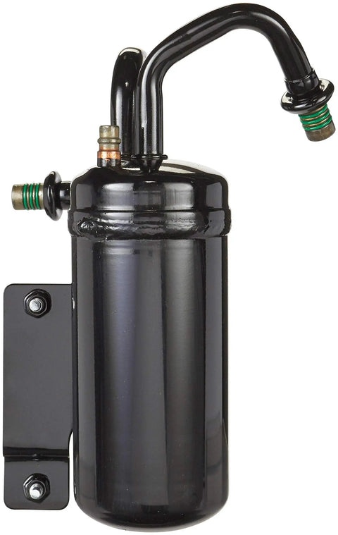 Automotive AC Accumulator Desiccant Dryer OE Style Drop-In Fit With Leak-Proof Brazing And Sealed Fittings For Debris-Free Installation And High Moisture Absorption, Easy No Mess Upgrade For Reliable Air Conditioning Performance