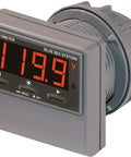 Digital AC Multimeter With Alarm And Mounting Kit For Electrical Work Grey Case Clear LCD Readout