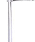 Slick Vanity Top 3 Swing Arm Guest Towel Holder With Tray In Polished Chrome For Bathroom Use Keeps Towels Within Reach Near The Tub Durable Chrome Finish Easy Mount.