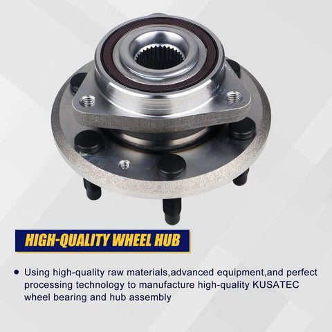 Front And Rear Wheel Hub And Bearing Assembly Drop In Replacement For Chevy Traverse 2009 2017 GMC Acadia 2007 2016