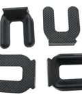 4 Pack Rubber Furniture Wheel Stopper Set For Chairs And Beds Non Slip Silent Caster Stoppers Protect Floors Easy To Clean