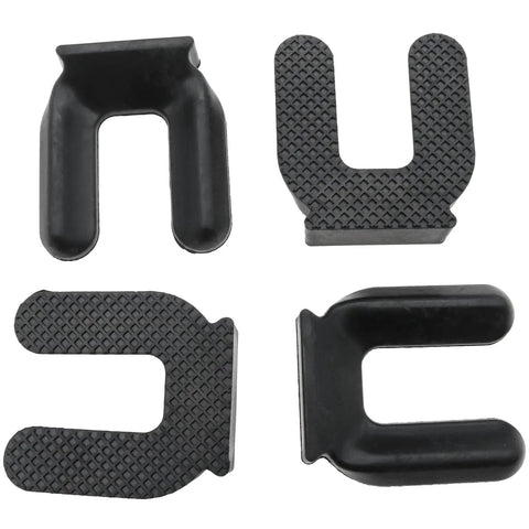 4 Pack Rubber Furniture Wheel Stopper Set For Chairs And Beds Non Slip Silent Caster Stoppers Protect Floors Easy To Clean