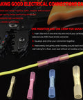 8 Gauge Heat Shrink Butt Connectors Set 20 Pcs Marine Grade Waterproof Yellow Tinned Copper Splice Terminals For 8 AWG Wires Crimp
