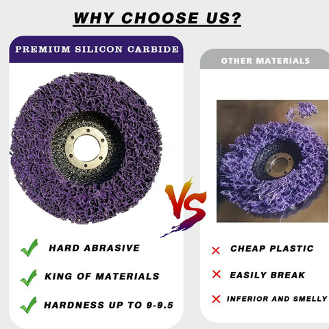 Comparison of Five Pack Strip Discs Four And A Half Inch By Seven Eighth Inch Stripping Wheel for Angle Grinder with Silicon Carbide vs others