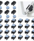 30 Piece U Shaped Chair Pad Set With Round Teflon Sliders And Cantilever Glide Kits Easy Furniture Movers In Black And Blue