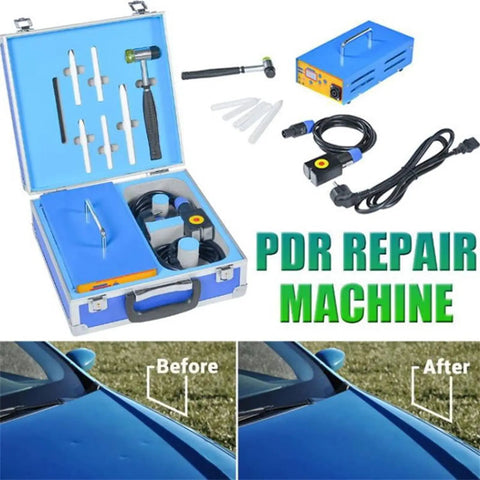 Paintless Dent Repair Kit With Induction Heater Hotbox For Hail Dents And Car Dents Digital Display Power And Time Auto Body Dent Removal Tool Set