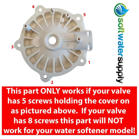 Circular component of Water Softener Bypass Valve With Threaded Adapters OEM Replacement Part For Kenmore, GE, etc.