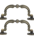 Vintage Bail Drawer Pull Handles Two Pack Antique European Style Cabinet And Dresser Pulls 121mm Rustic Wardrobe Hardware