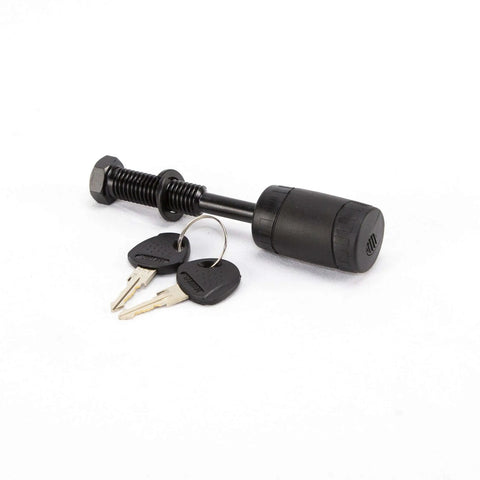 Five Eighth Inch Diameter Threaded Receiver Hitch Lock Pin In Black, 11 Threads Per Inch, Beefy Lock Pin For Trailer Hitches, Bike Racks, And Cargo Carriers, Fits Five Eighth Inch Pins, Advantage SportsRack Compatible.